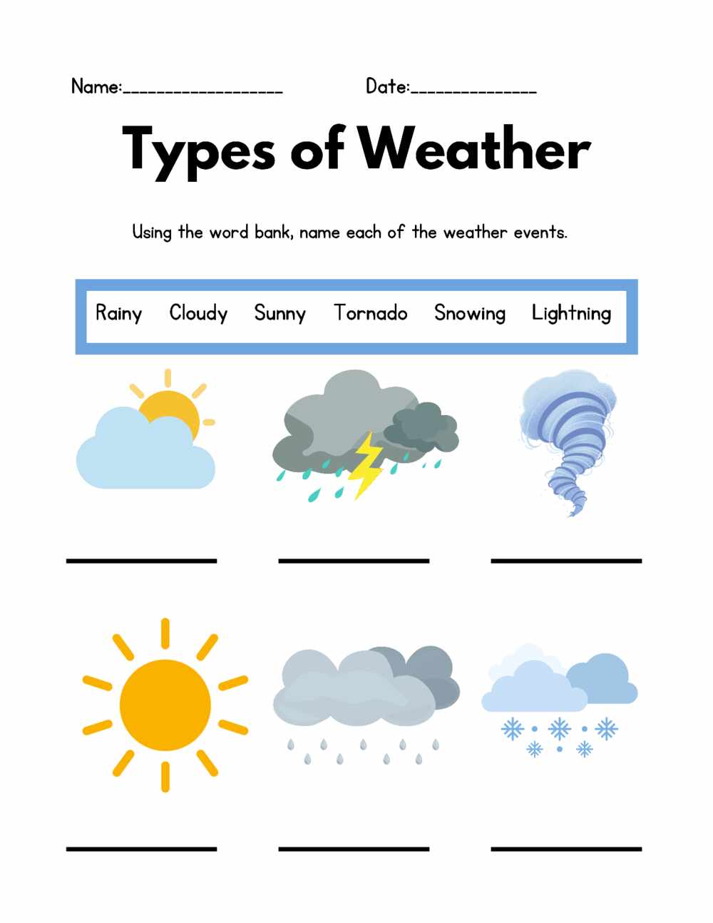 Types of Weather
